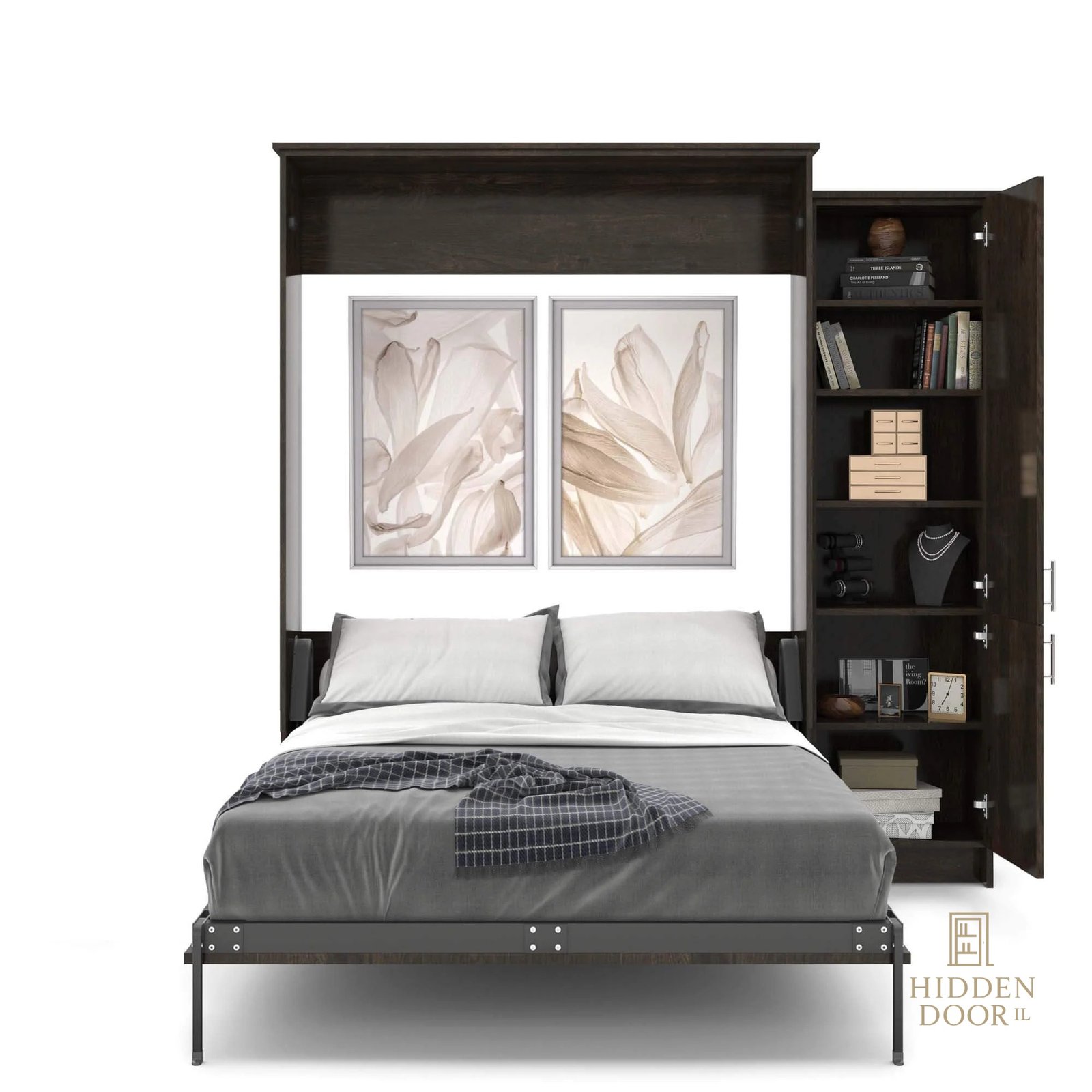 logo_imgi_132_Murphy_Bed_Slab_1Rdoors_Alder_Burnt_Coal_All_Open_whith_linen_and_props