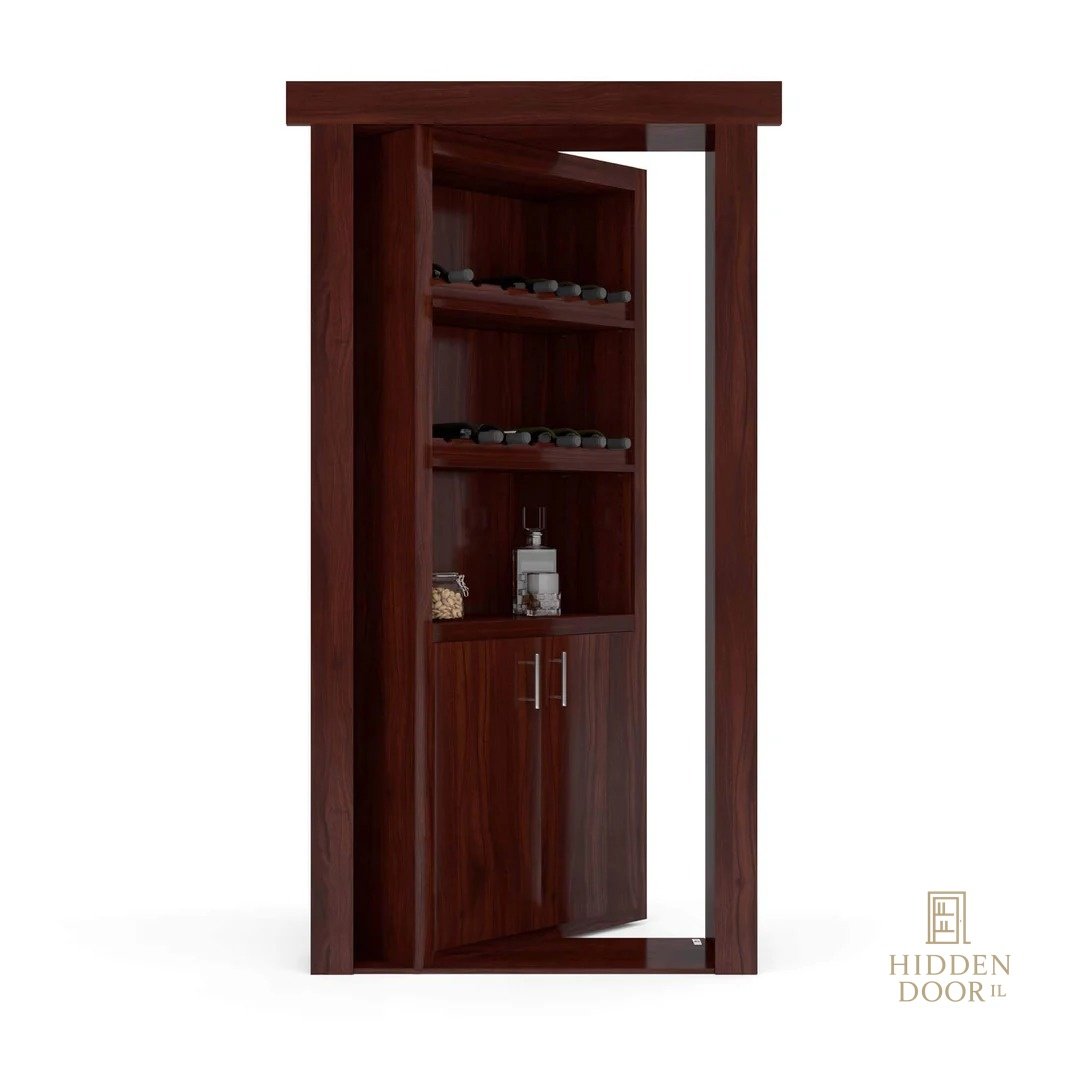 logo_imgi_158_Wine_Rack_Door_Walnut_Cherry_Left_Hand_In_Swing_Action